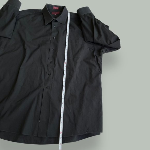 Covington Black Button Down Dress Casual Shirt - Picture 9 of 16